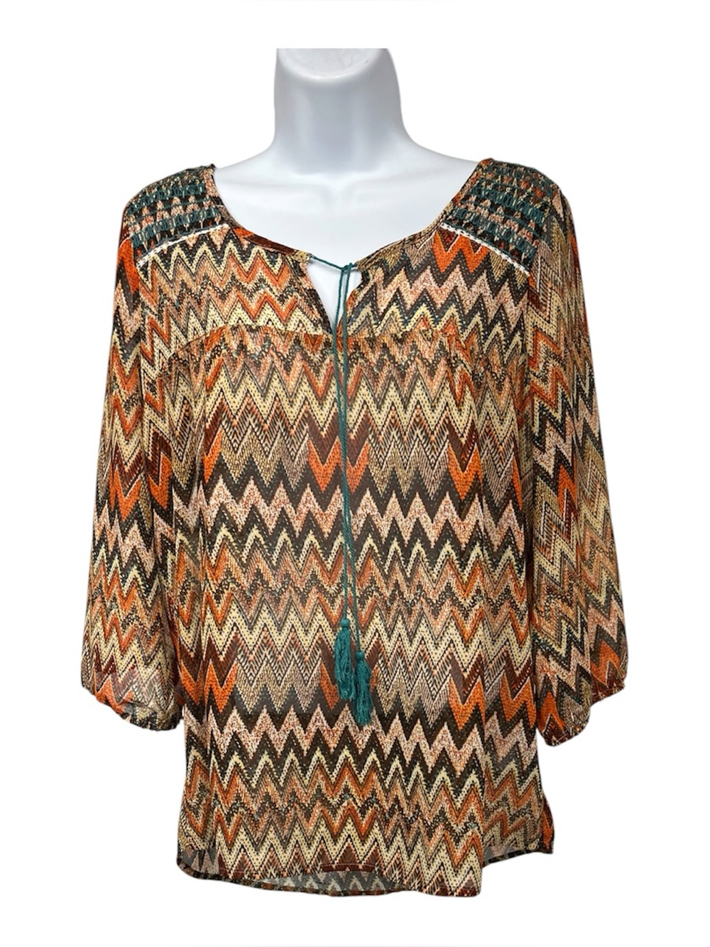 Umgee peasant blouse size medium
